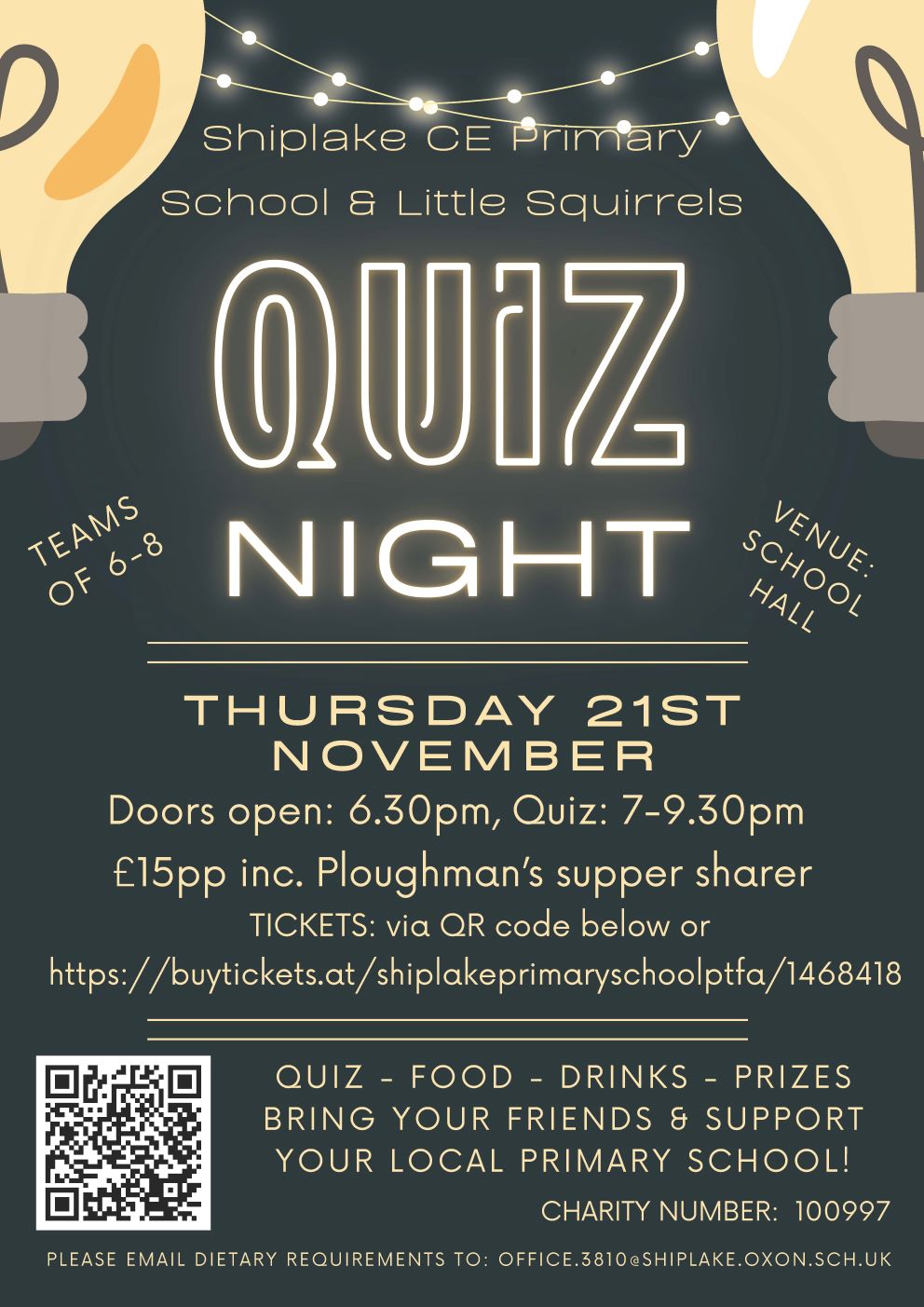 Primary School Quiz Night poster
